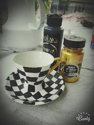 Fincan Boyama Dama Desen Kupalar Fincan Desenler