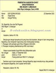 Contoh surat dinas lengkap ada di sini. Download Contoh Surat Resmi Dinas Pendidikan Pemerintah Kabupaten