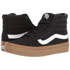 Black And Gum Vans Vans Sk8 Hi Slim Light Gum Black Skate Shoes 195 Brl Liked On Polyvore Featuring Shoes Sn Black High Top Sneakers Black Leather Shoes Vans Sk8 Hi Slim