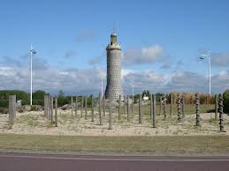 A Roundabout With Its Own Lighthouse On The Coast Road From Cherbourg To Coutances Lighthouse Coast Landmarks