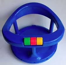 Product titlenovashion lovely safe baby bath tub suction cup seat infant child toddler kids anti slip safety chair with 5 big sucker. Safety 1st Blue Baby Bath Seat Suction Baby Tub Chair On Popscreen