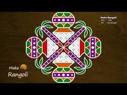 It is a form of painting that is drawn using rice flour or white rock. Pongal Pot Kolam With 15x3 Dots Bhogi Kundalu Sankranthi Muggulu Make Rangoli Small Rangoli Design Colorful Rangoli Designs Rangoli Designs Simple Diwali