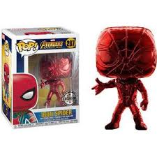 Iron Spider Infinity War Chrome Red Pop Vinyl Pop Marvel Pop Price Guide Iron Spider Funko Pop Funko Pop Avengers Iron Spider