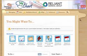 mychart reliant medical group