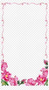 Create even more, even faster with storyblocks. 1080 X 1920 34 Floral Border Transparent Background Clipart 145921 Pikpng