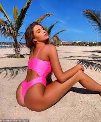 Zara Mcdermott Posts Slew Of Bikin Snaps In The Wake Of Split Skimpy Swimwear Zara Bikini Clad