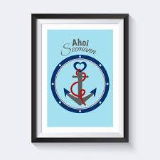 Drucke Plakate Anker Bilder Anker Illustration Kinderbilder Anker Maritime Deko Bilder Kinderzimmer Poste Kinderbilder Poster Kinderzimmer Poster Shop