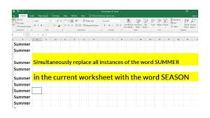 Excel Exam Questions And Answers Replace And Find Word Youtube