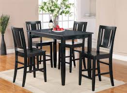Our collection of white dining tables and black dining tables make for an artful arrangement. Affordable Furniture Elegant Black High Gloss Wood Kitchen Table Sets With Stylish Mo Counter Height Kitchen Table Kitchen Table Settings Square Kitchen Tables