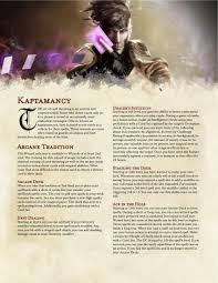 Kaptamancy Arcane Tradition For When You D Rather Sling Cards Than Spells Dndhomebrew