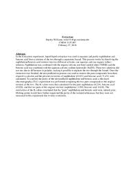 Faculty of chemical engineering universiti teknologi mara (uitm) terengganu kampus bukit besi, bukit besi, dungun, terengganu technical/executive report : Doc Lab Report 5 Extraction Hayley Williams Academia Edu