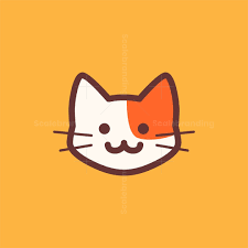 cute cat head cartoon logo | Scalebranding