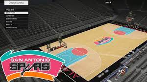 El alamodome, por caso, llegó a ser testigo del primer anillo nba de los spurs y supo albergar 39.554 espectadores en el juego 2 de las finales ante los new york knicks en 1999. Nba 2k16 Court Creation Series Spurs Retro Alamo Dome Court Youtube