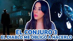 Al acercarse el policía, ve que está lleno de sangre, había acabado con la vida de su casero. El Conjuro