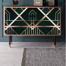Corrigan Studio Fujimoto Sideboard Wayfair Co Uk Retro Furniture Makeover Art Deco Sideboard Stencil Furniture