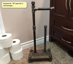 Black pipe toilet paper holder. Pin On Wood Work