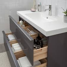 Maybe you would like to learn more about one of these? Decouvrez Godmorgon Odensvik Meuble Lavabo 2tir Brillant Gris Dalskar Mitigeur Lavabo 103x49x64 Cm Ikea