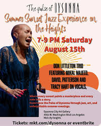 The Pulse of Dysonna Summer Sunset Jazz Experience at Dysonna City Art Gallery / Hair Art Studio