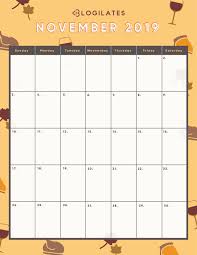 November 2019 Wall Calendar Calendar Printables November Calendar 2019 Calendar