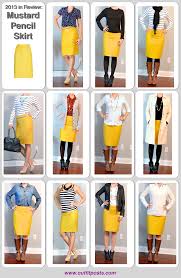 Black And Yellow Skirt Outfit Outfit Posts Yellow Skirt Outfits Pencil Skirt Outfits Mustard Skirt Outfit