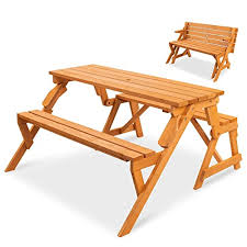 Check spelling or type a new query. Buy Best Choice Products 2 In 1 Transforming Interchangeable Outdoor Wooden Picnic Tablegarden Bench For Backyard Porch Patio Deck Wumbrella Hole Natural Online In Uae B01bvybp7a