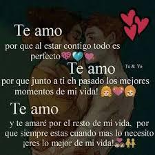 Y X L Resto D Mi Vida Imagenes De Te Amo Frases De Te Amo Palabras Para Mi Novio