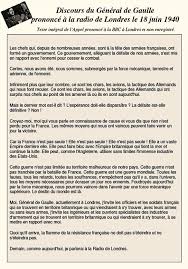 C'est à partir de ce. 18 Juin 1940 2018 Appel Lance Par Le General De Gaulle