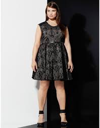 Lane Bryant Belted Lace Dress Fashion Dresses