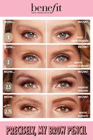 Precisely My Brow Pencil Ultra Fine Shape Define Benefit Cosmetics Sephora Perfect Brows Brows Eyebrow Makeup Tips