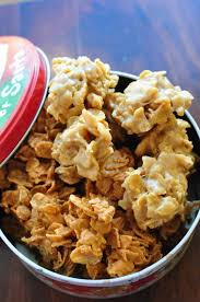 Butterscotch Or Peanut Butter Corn Flake Cookies 12 Weeks Of Christmas Cookies Recipe Cornflake Cookies Peanut Butter Cornflake Cookies Recipes
