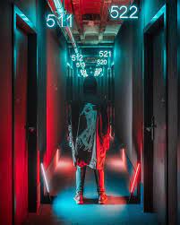 Featuring Bho Biscuit Selector Seathebreezee Thank You For Tagging Fatalframes Crew Neon Wallpaper Concept Art Digital Character Aesthetic