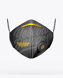 Download Medical Face Mask Mockup In Apparel Mockups On Yellow Images Object Mockups