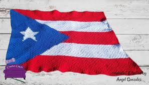 The origins of the current flag of puerto rico, adopted by the commonwealth of puerto rico in 1952, can be traced to 1868, when the first puerto rican flag, the revolutionary flag of lares, was conceived by dr. Puerto Rico Flag Afghan C2c Crochet Pattern