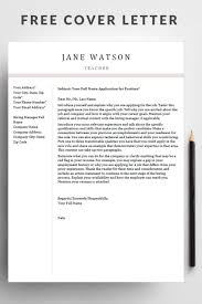 Cover Letter Template Download For Free Resume Cover Letter Examples Cover Letter Template Free Free Cover Letter