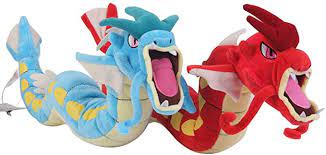 Amazon Com Cuddly Store Set Of 2 Gyarados Red And Blue Soft Stuffed Dolls Plush Toys 23 Inch Toys Games In 2020 Plush Toys Cuddly Plush