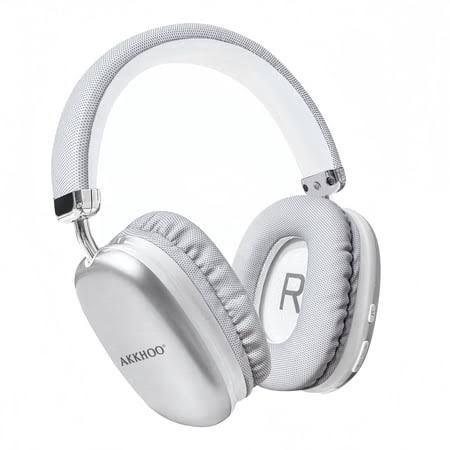 Akkhoo Active Noise Cancelling Over-Ear Headphones, Bluetooth 5.3 with 35dB Noise Reduction, 35H Playtime, Hi-Fi Deep Bass, Foldable Comfortable