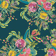 We do our best in giving correct information about the fabric and the color of the fabric, but sometimes we expect few differences because of variations in monitor or mobile color settings etc. Coquet Bouquet Joi 89130 Joie De Vivre Art Gallery Fabrics