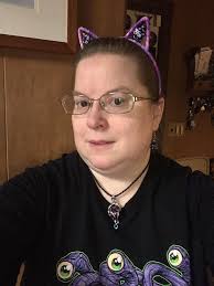 For those of you that voted I wear the cat ears today. Here they are.