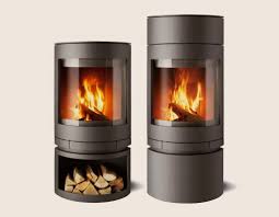 Emotion Rotating Slow Combustion Stove Oblica Designer Fireplaces Modern Fireplace Modern Stoves Fireplace Design