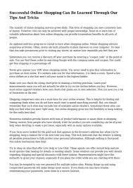 Check spelling or type a new query. Successful Online Shopping Can Be Learned Through Our Tips And Tricks By Louisbrooks855 Issuu