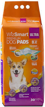 Once your dog is used to doing this, you can then stop using the pads inside and out. Amazon Com Wizsmart All Day Dry Premium Dog And Puppy Training Pads Made With Recycled Unused Baby Diapers And Eco Friendly Materials 8 Cup Ultra 30 Count Pet Supplies