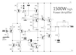 High power audio amplifier layout diagram. Pin On Amplifier