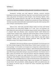 Temu bual dengan seorang ahli politik kegemaran apek. Tutorial 3 Laporan Temubual