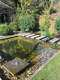 Besides Parks Fish Ponds Can Also Give A Good Impression To Your Home The Sound Of Splashing Of Water Garden Pond Design Backyard Landscaping Ponds Backyard