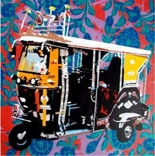 Indian Autorickshaw Cool Artwork Indian Art Truck Art