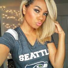 Latia Hassell On Instagram Seahawks Bay Bee Hair Color Unique Short Blonde Hair Mermaid Hair Color