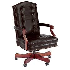 Harvard Leather Desk Chair Ethan Allen Ca Office Library Leather Desk Desk Chair High Back Chairs