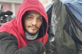 SF storm: Mission's homeless weather rain, hail