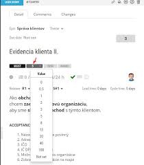 Value Chart Scrumdesk