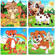 Whether the skill level is as a beginner or something more advanced, they're an ideal way to pass the time when you have nothing else to do like waiting in an airport, sitting in your car or as a means to. Amazon Com Wooden Jigsaw Puzzles Set For Kids Age 3 5 Year Old 20 Piece Animals Colorful Wooden Puzzles For Toddler Children Learning Educational Puzzles Toys For Boys And Girls 4 Puzzles Toys Games